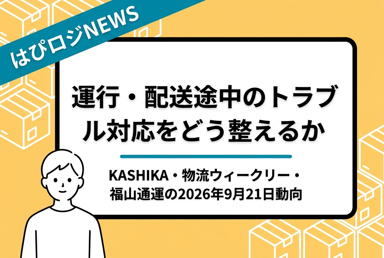 運行・配送途中のトラブル対応をどう整えるか