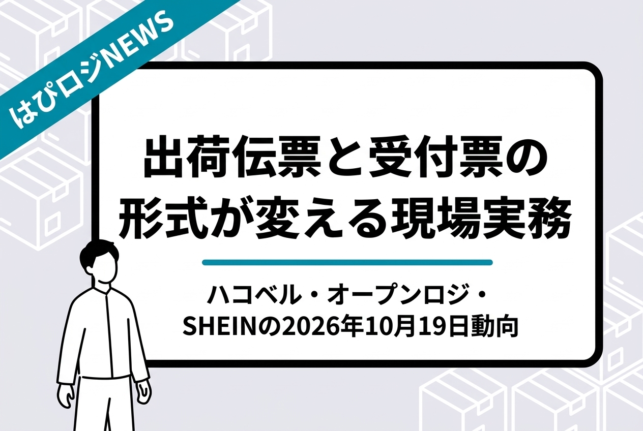 出荷伝票と受付票の形式が変える現場実務